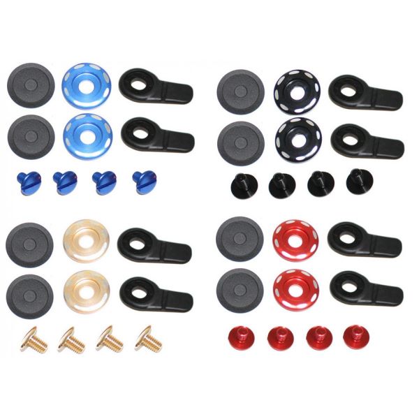 Aluminium screw kit for Arai CK-6 helmet