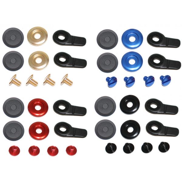 Aluminium screw kit for Arai SK-6 helmet